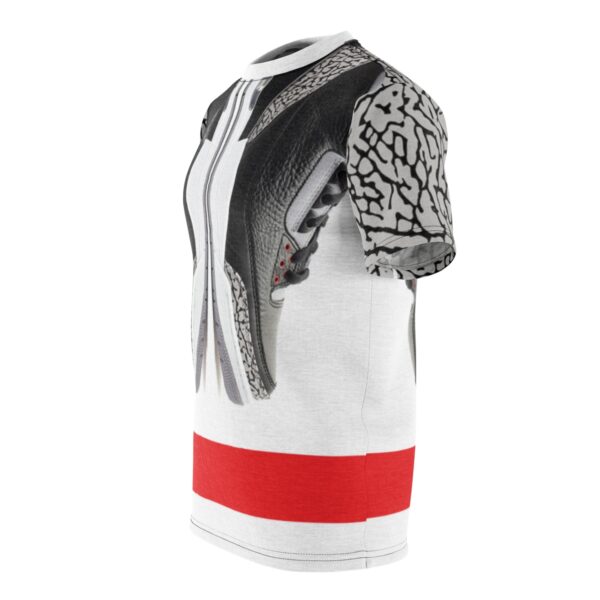 Match Jordan 3 Black Cement Sneaker Colorway Shirt
