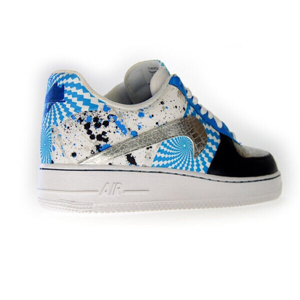 Custom Hypno-Silver AF1 Low by GourmetKickz - Image 3