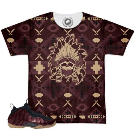 Shirt to Match Foamposite One Night Maroon Sneaker Colorway | Fall Beacons