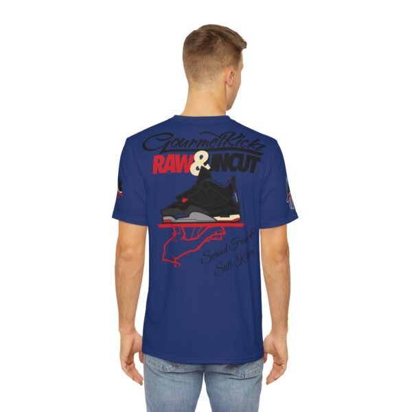 Shirt to Match Jordan 4 Rare Air GRMTKIX Still Kickin' Branded Slogan in Blue - Image 4