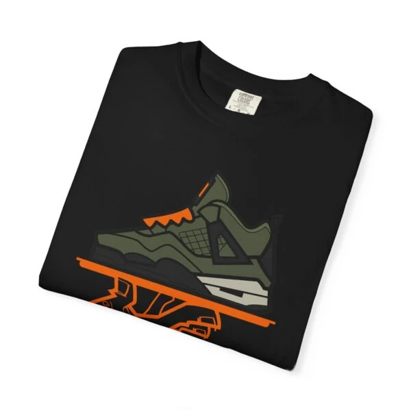Shirt to Match Jordan 4 Undefeated Now Serving Graphic Tee in Black - Image 3