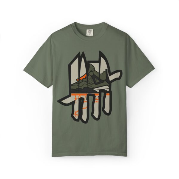 Shirt to Match Jordan 4 Undefeated Always Served rAIR x Now Serving Tee in Moss