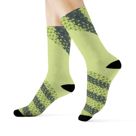 Socks to Match Yeezy Boost 350 V2 Semi Frozen Yellow Sneaker Colorway