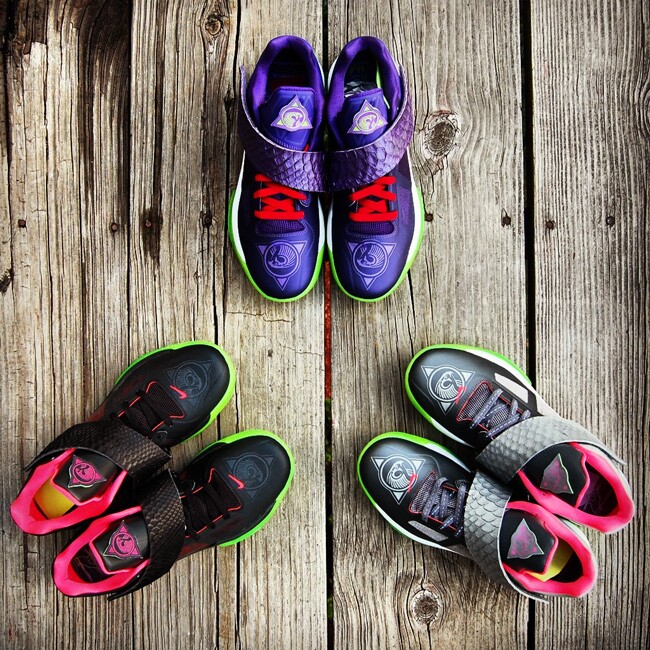 Custom KD IV "KDeezy" aka "CrayD" Pack (3 Pair + Matching Shirts) by GourmetKickz