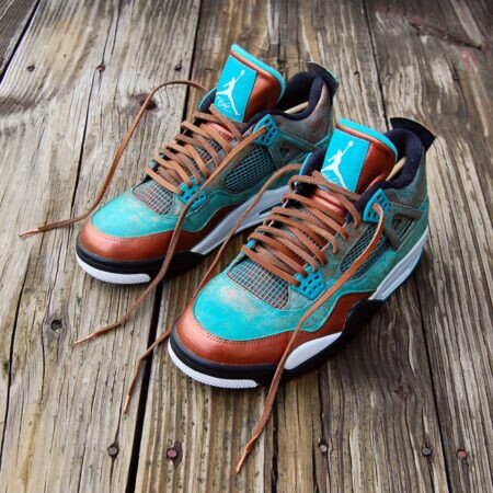 Custom "Patina" Jordan 4 by GourmetKickz