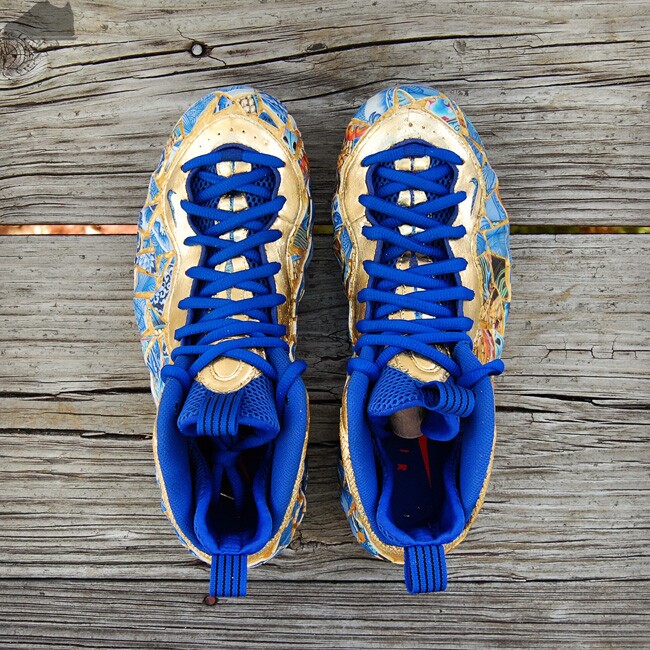 Custom Kintsugi Foamposite One by GourmetKickz - Image 6