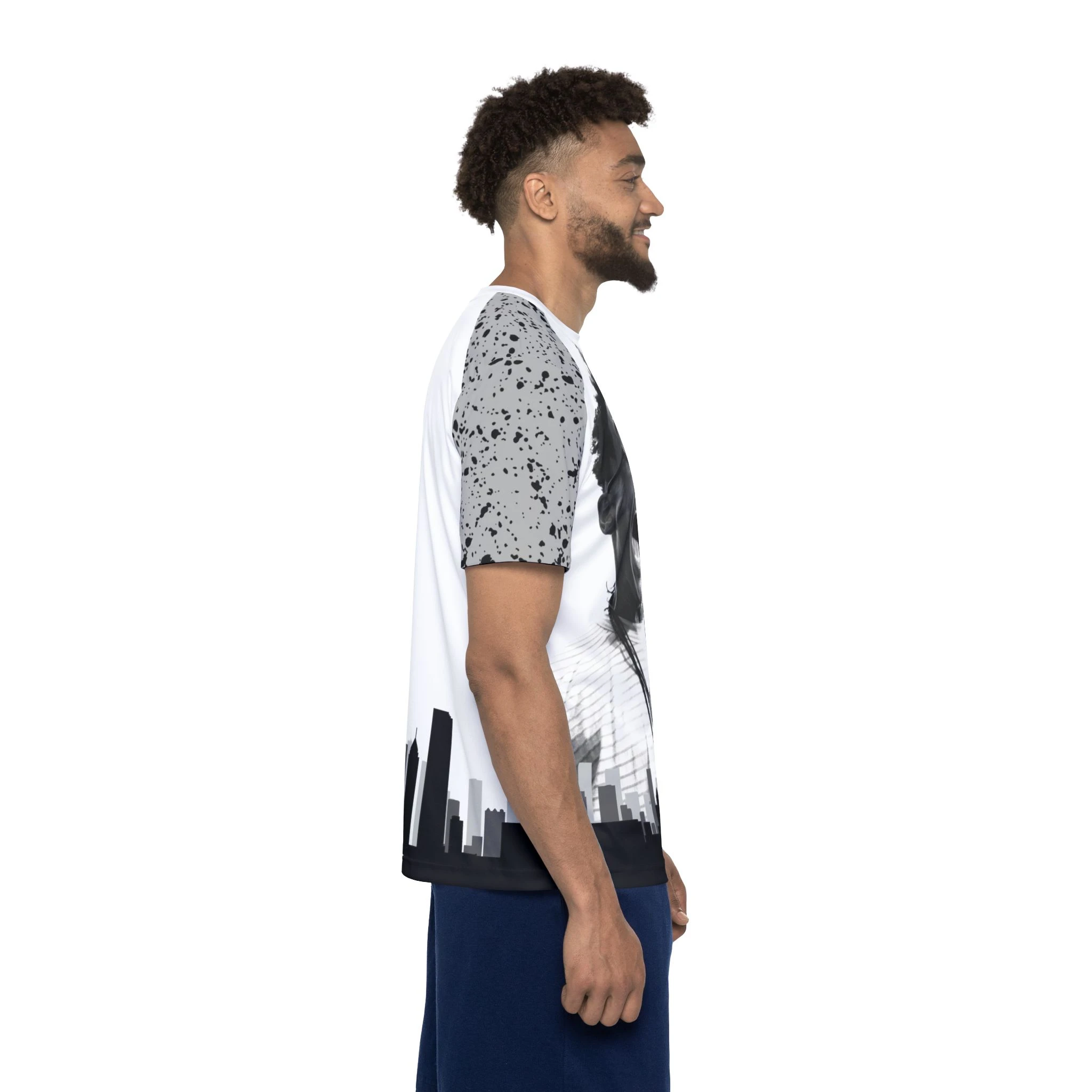 Shirt to Match Jordan 4 OG ’89 White Cement Sneaker Colorway | V3 - Image 5