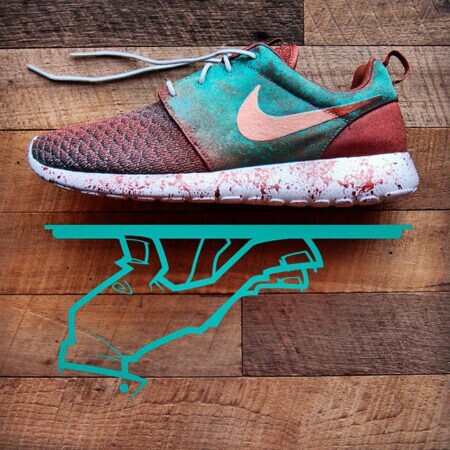 Custom "Patina Pack" Roshe Run by GourmetKickz