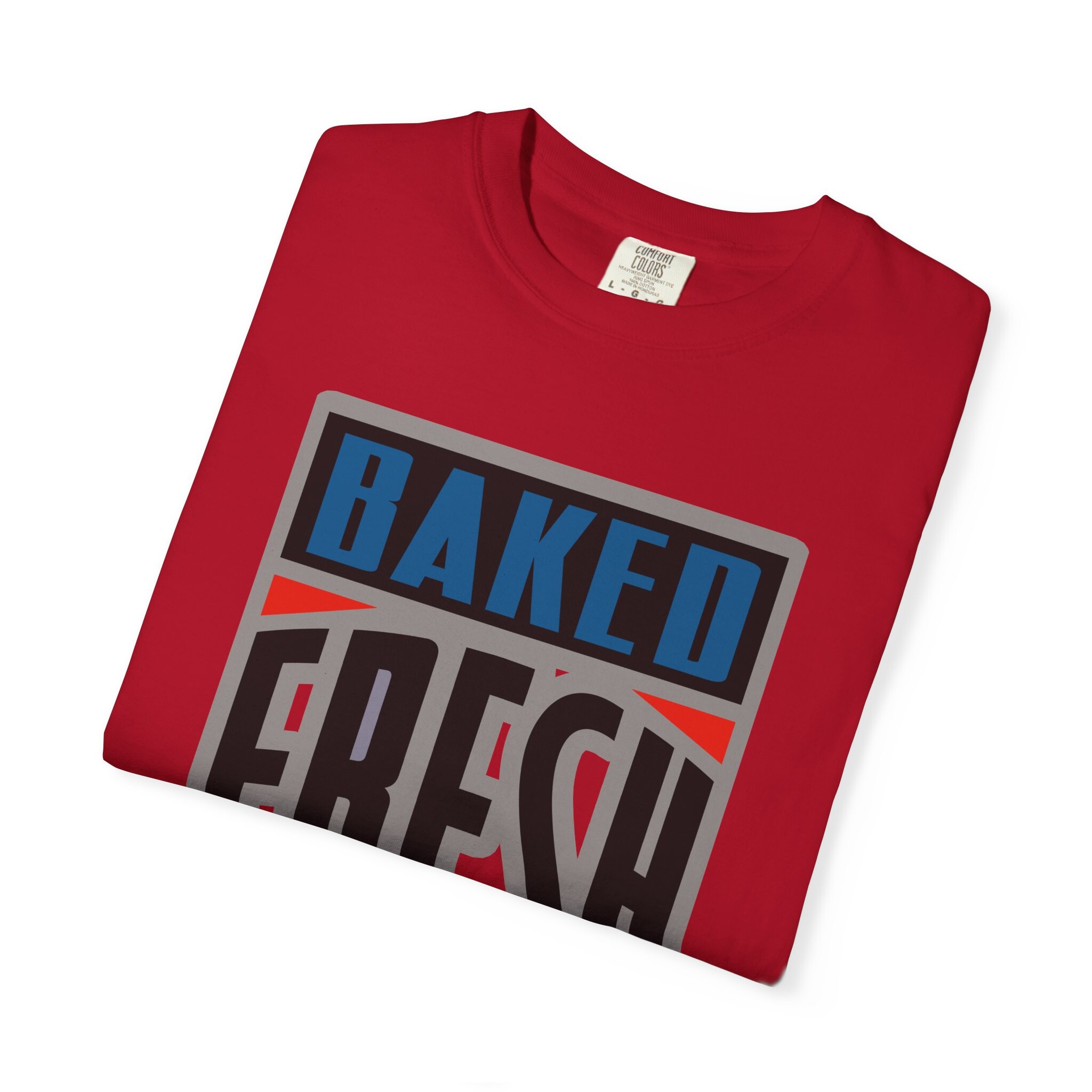 Shirt to Match Jordan 3 "Rare Air" Baked Fresh Daily Graphic Tee in Red - Image 3