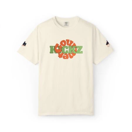 Shirt to Match Jordan 4 UNDFTD GourmetKickz Branded Embroidered T-Shirt in Ivory
