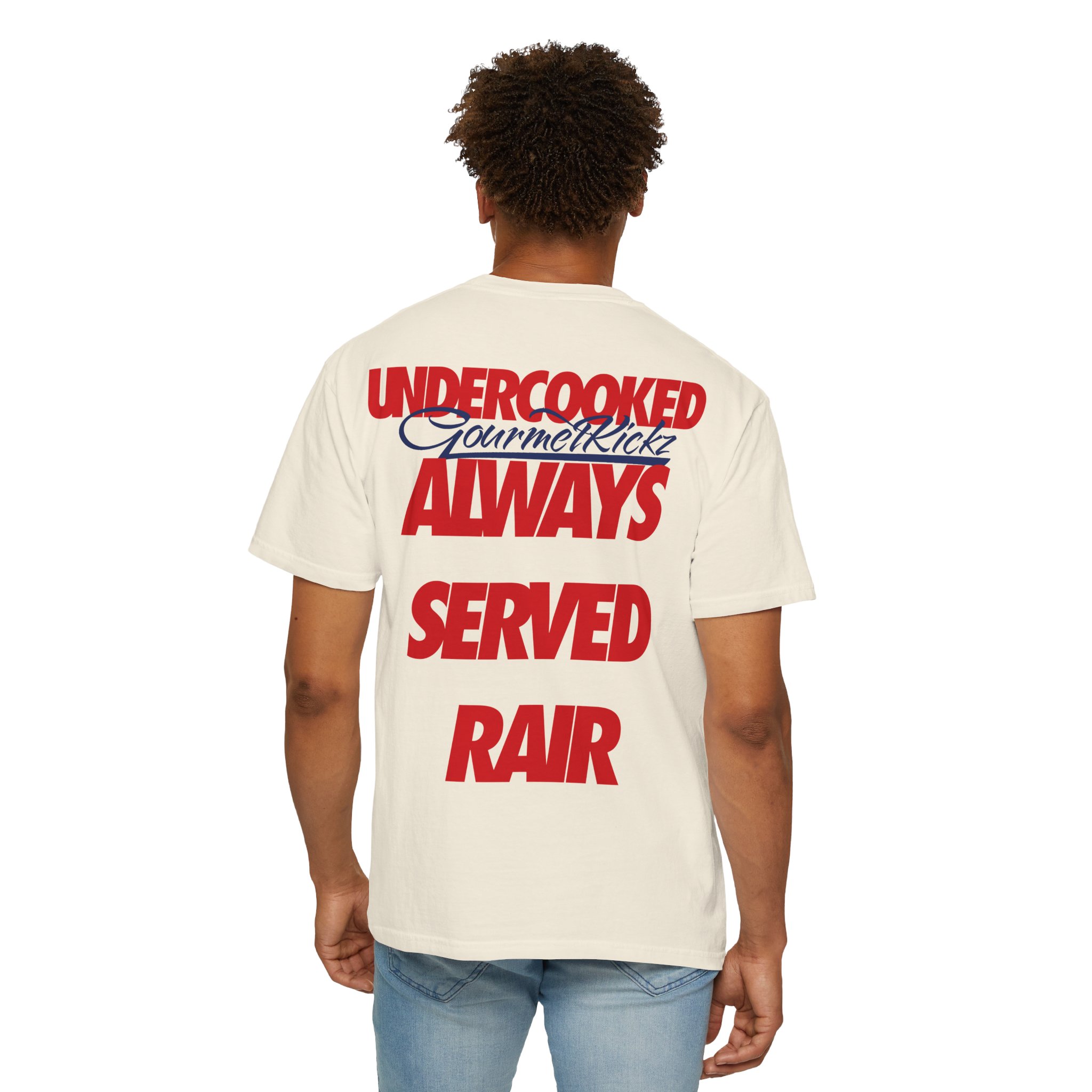 Shirt to Match Jordan 4 Rare Air Always Served rAIR x Now Serving Tee in Ivory - Image 5
