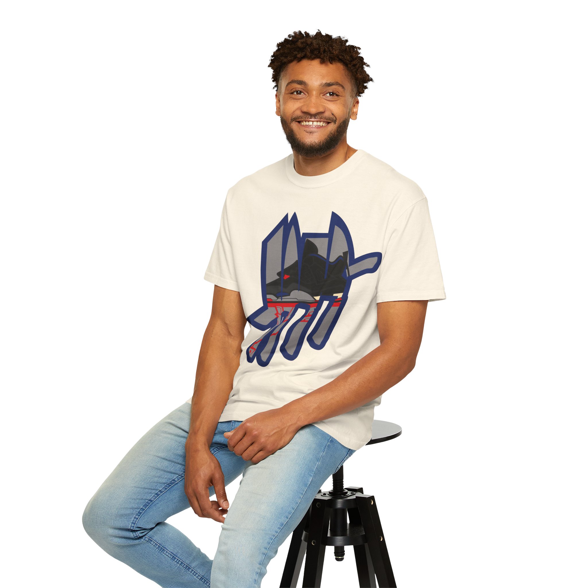 Shirt to Match Jordan 4 Rare Air Always Served rAIR x Now Serving Tee in Ivory - Image 7