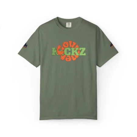 Shirt to Match Jordan 4 UNDFTD GourmetKickz Branded Embroidered T-Shirt in Moss