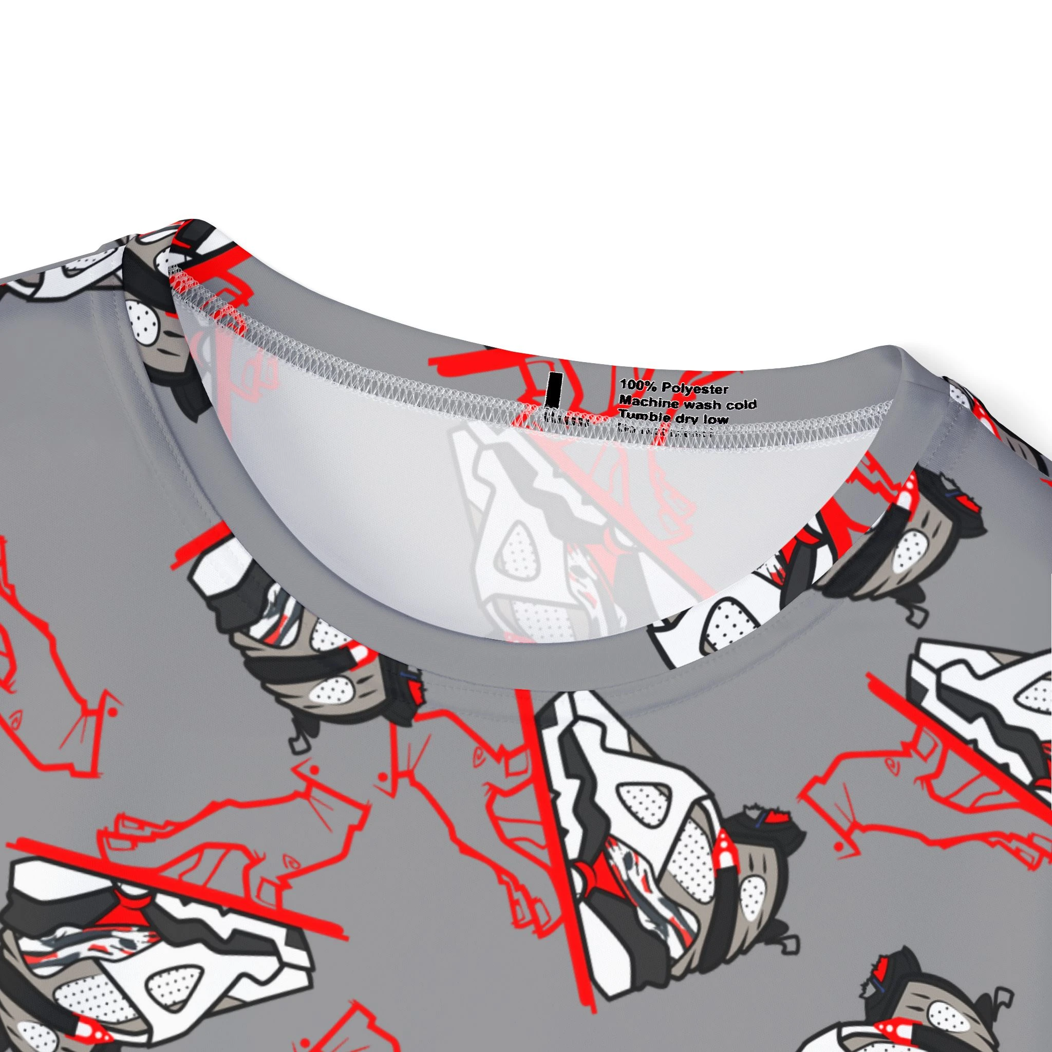 Shirt to Match Jordan 8 Bugs Bunny 2025 Now Serving and Serving and Serving in Grey - Image 3