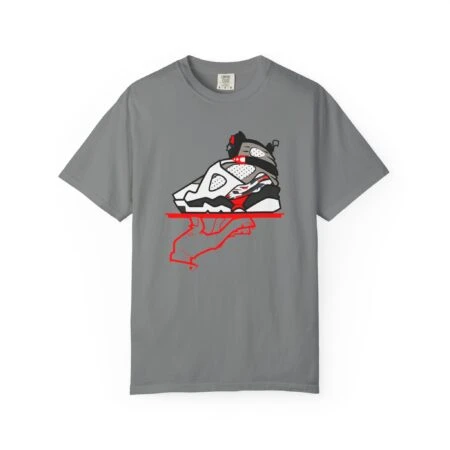 Shirt to Match Jordan 8 Bugs Bunny 2025 in Grey Cotton