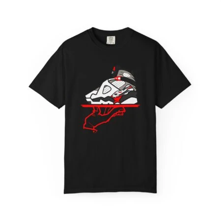 Shirt to Match Jordan 8 Bugs Bunny 2025 in Black Cotton
