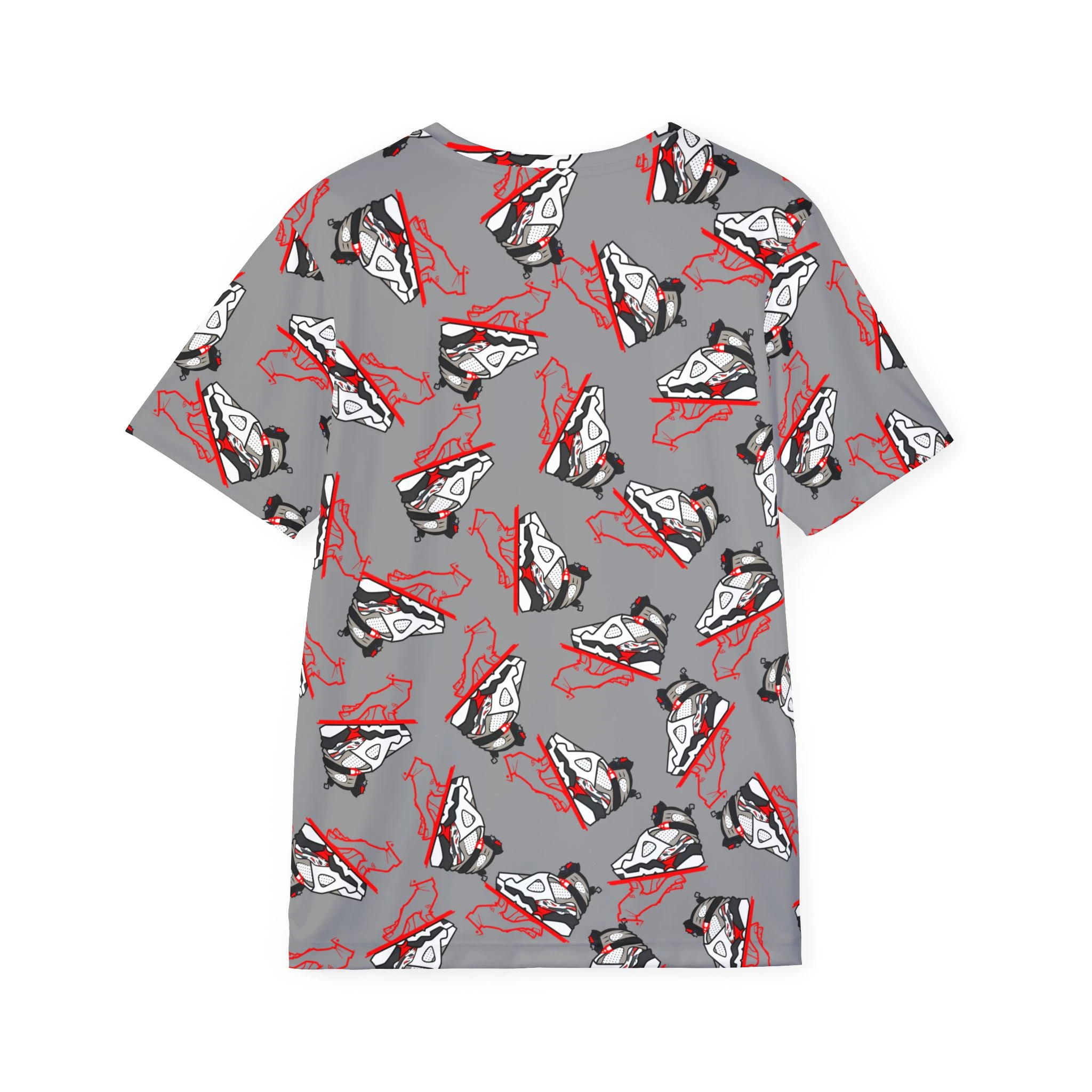 Shirt to Match Jordan 8 Bugs Bunny 2025 Now Serving and Serving and Serving in Grey - Image 2