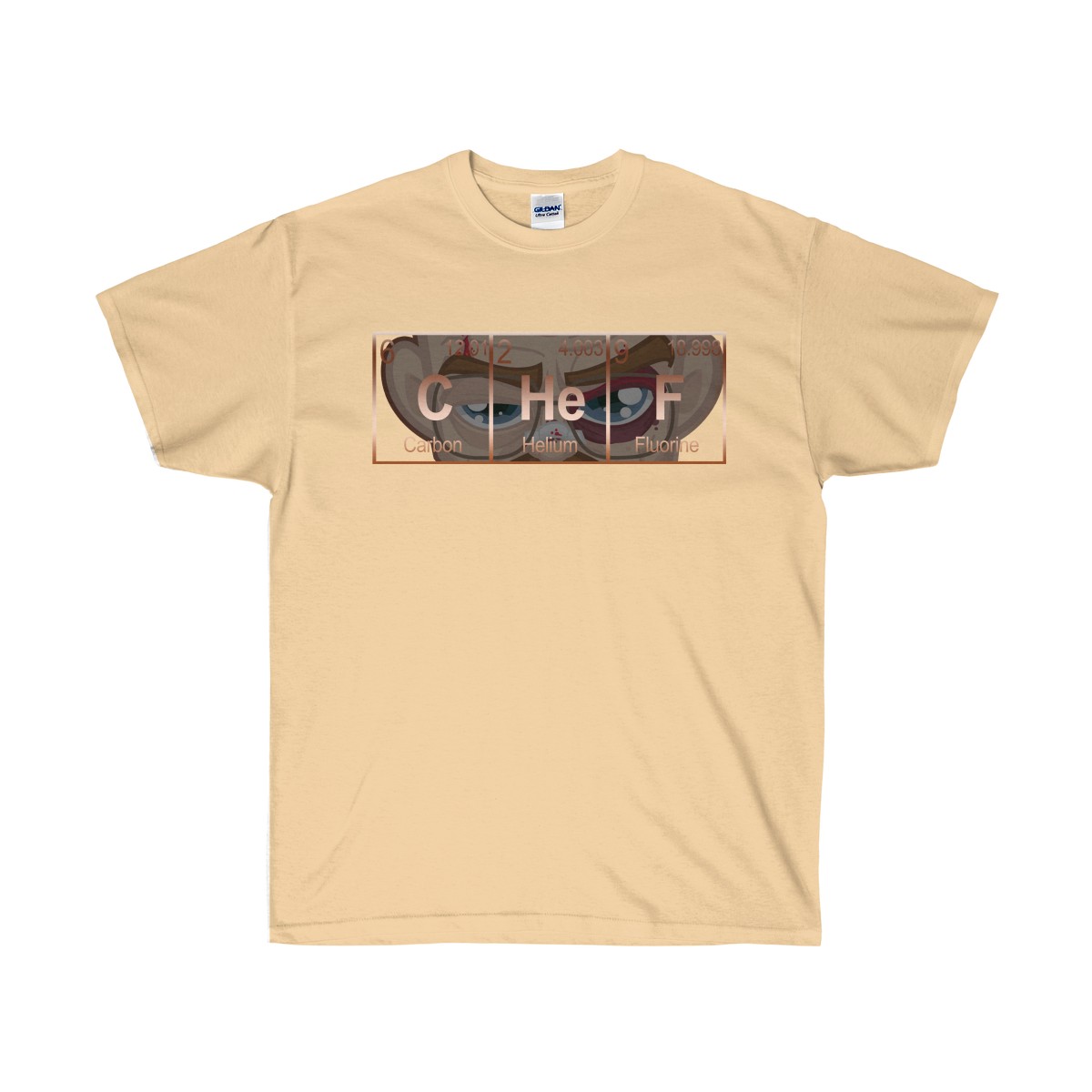 Copper Foamposite Elemental CHeF Sneaker ColorwayMatch T-Shirt