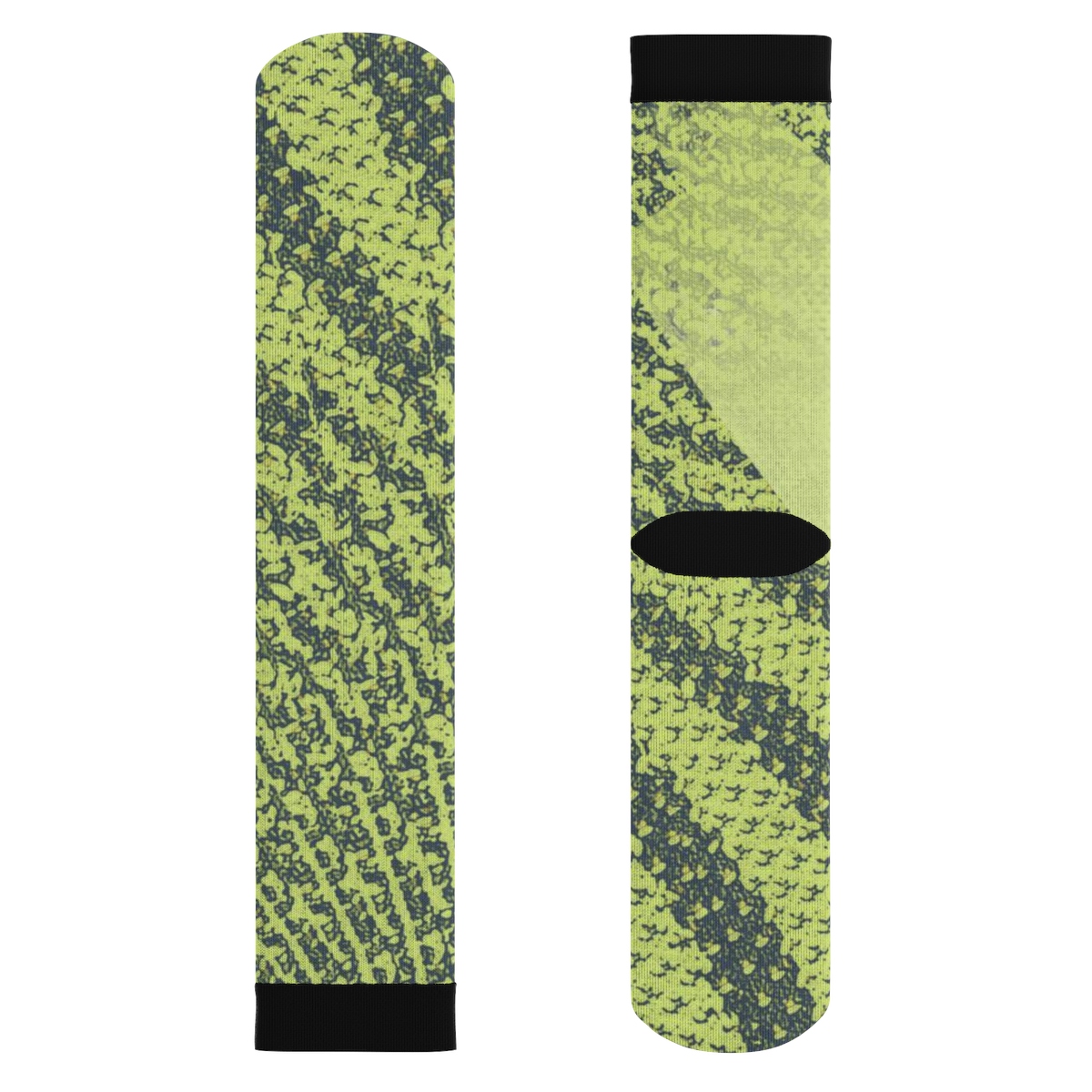 Yeezy Boost 350 V2 Semi Frozen Yellow Sneaker ColorwayMatch Sublimation Socks