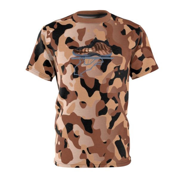 Copper Foamposite Camo Print Sneaker ColorwayMatch T-Shirt