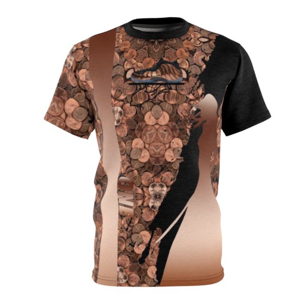 Copper Foamposite Kill Bill V4 Sneaker ColorwayMatch T-Shirt