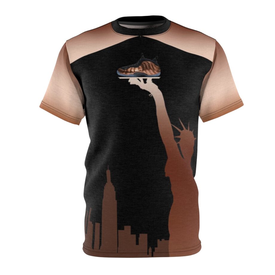 Copper Foamposite Liberty V1 Sneaker ColorwayMatch T-Shirt