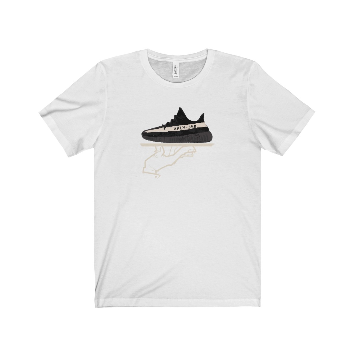 Now Serving Deluxe Yeezy Boost 350 V2 Black/White T-Shirt
