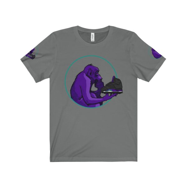 Shirt to Match Jordan 5 Black Grape Sneaker Colorway | Grape Ape Ponders Black Grape - Image 7