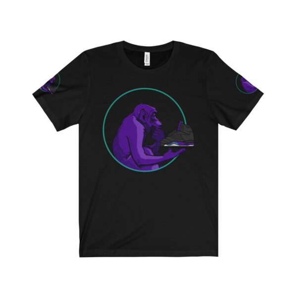 Shirt to Match Jordan 5 Black Grape Sneaker Colorway | Grape Ape Ponders Black Grape - Image 5