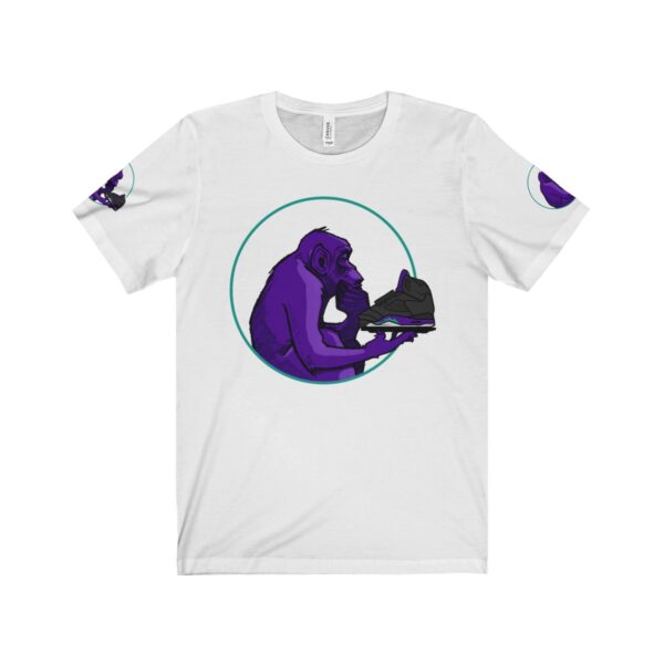 Shirt to Match Jordan 5 Black Grape Sneaker Colorway | Grape Ape Ponders Black Grape - Image 3