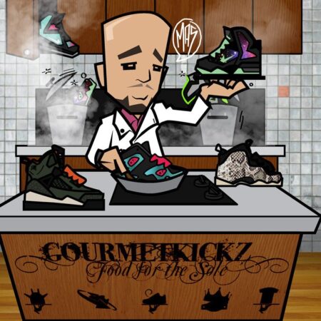 Commission Chef on a 1 of 1 Custom Sneaker