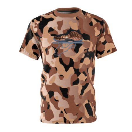 Shirt to Match Copper Foamposite Sneaker Colorway | Camo Print