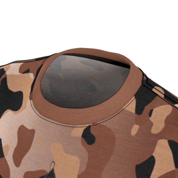Shirt to Match Copper Foamposite Sneaker Colorway | Camo Print - Image 5