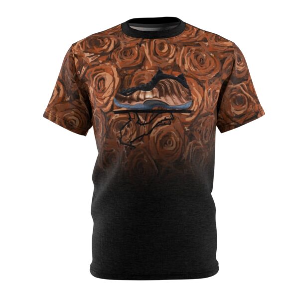 Shirt to Match Copper Foamposite Sneaker Colorway | Rose Fade Away V1
