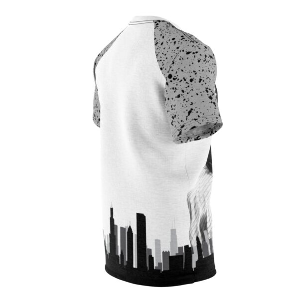 Match Jordan 4 White Cement Sneaker Colorway Shirt