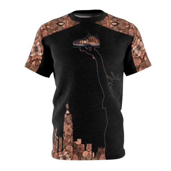 Shirt to Match Copper Foamposite Sneaker Colorway | Liberty V6