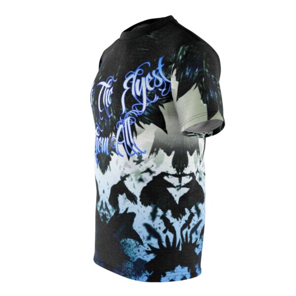 Shirt to Match Blue Mirror Foamposite Sneaker Colorway - Image 4