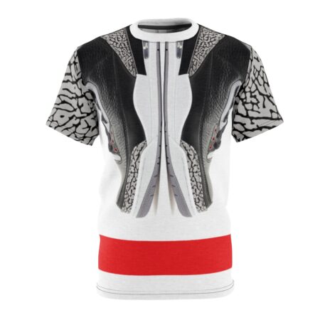 Match Jordan 3 Black Cement Sneaker Colorway Shirt