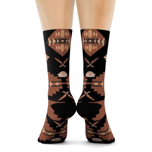 Socks to Match Copper Foamposite Sneaker Colorway - Image 4