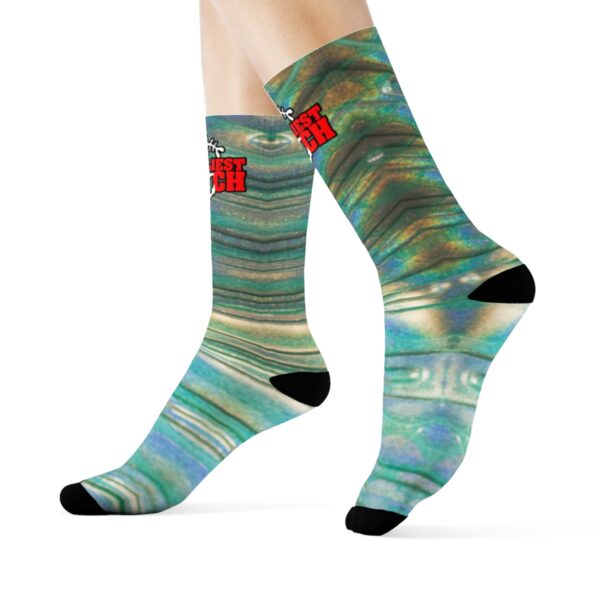 Socks to Match Gone Fishing Foamposite Sneaker Colorway | V2