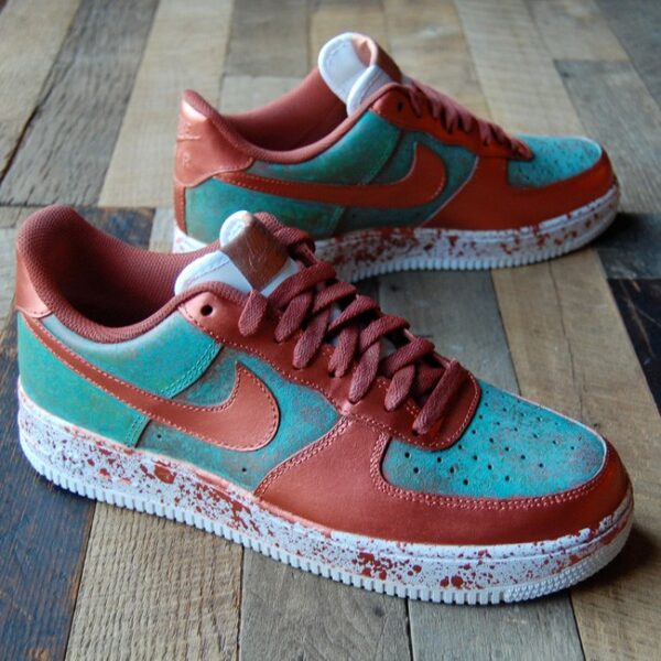 GourmetKickz Custom "Patina Pack" AF1 | Statue of Liberty - Image 4