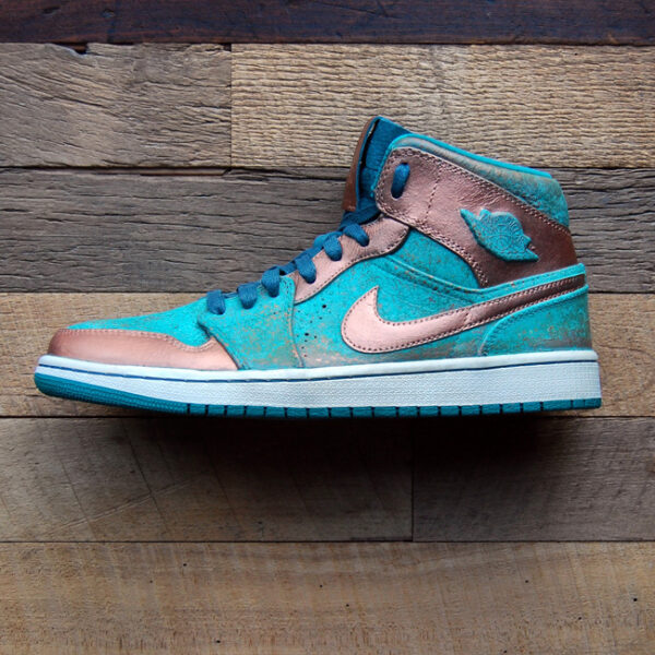 Custom Patina Pack AJ1 Mid by GourmetKickz - Image 2