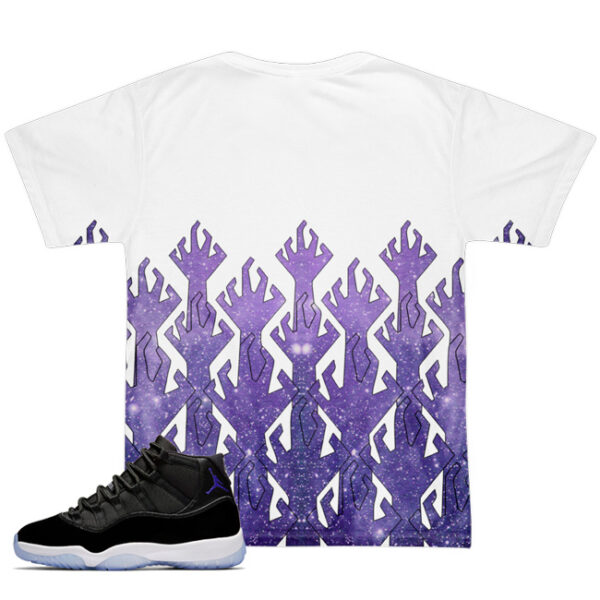 Shirt to Match Jordan 11 Space Jam Sneaker Colorway | Hungry Space Hands - Image 5