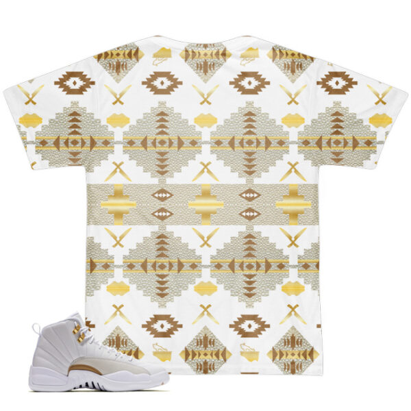 Shirt to Match Jordan 12 OVO Sneaker Colorway | Beacon Print - Image 2