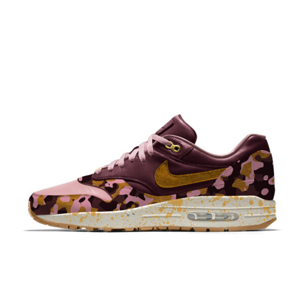 Custom Nike Air Max 1 Premium Women's CaMaroon V1 - Image 3