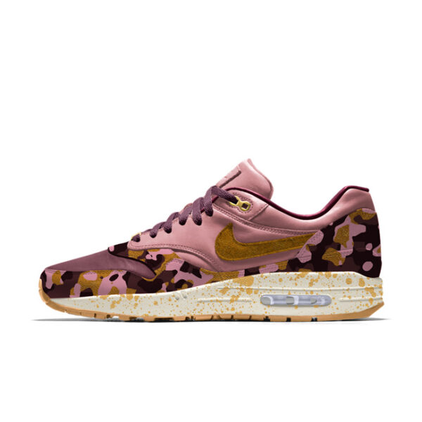Custom Nike Air Max 1 Premium Women's CaMaroon V2 - Image 3