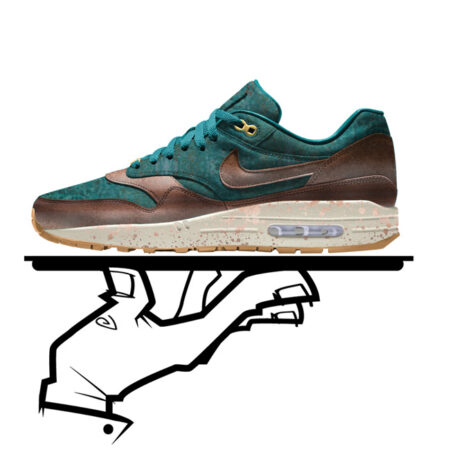 Custom Nike Air Max 1 Premium Women's Patina