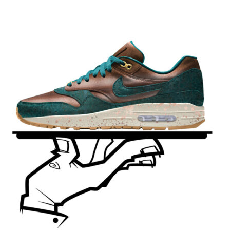 Custom Nike Air Max 1 Premium Women's Un-Patina