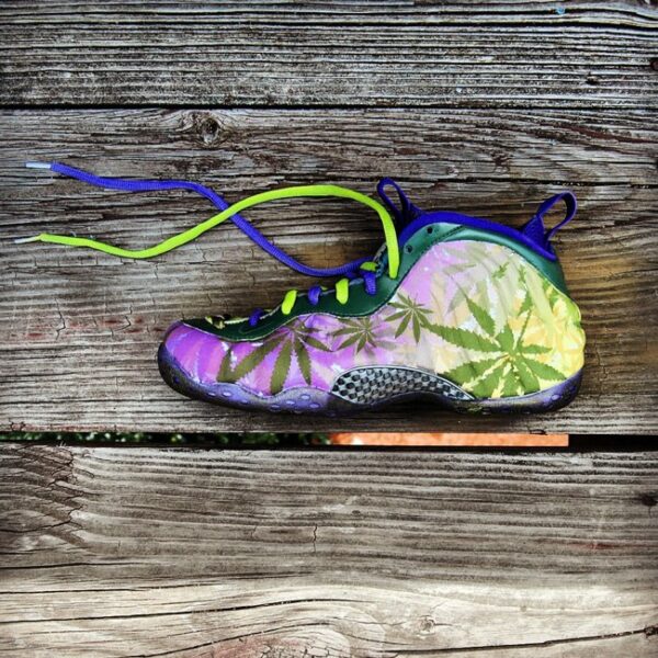 Custom Nike Foamposite One "420" by GourmetKickz - Image 5