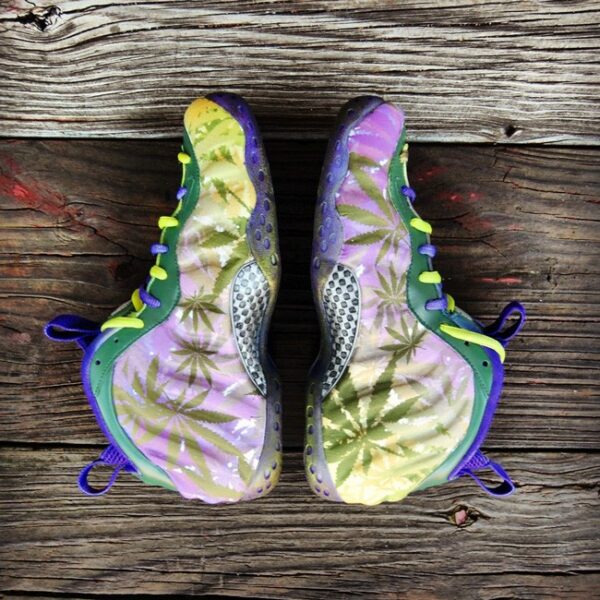 Custom Nike Foamposite One "420" by GourmetKickz - Image 4